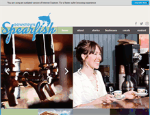 Tablet Screenshot of downtownspearfish.com